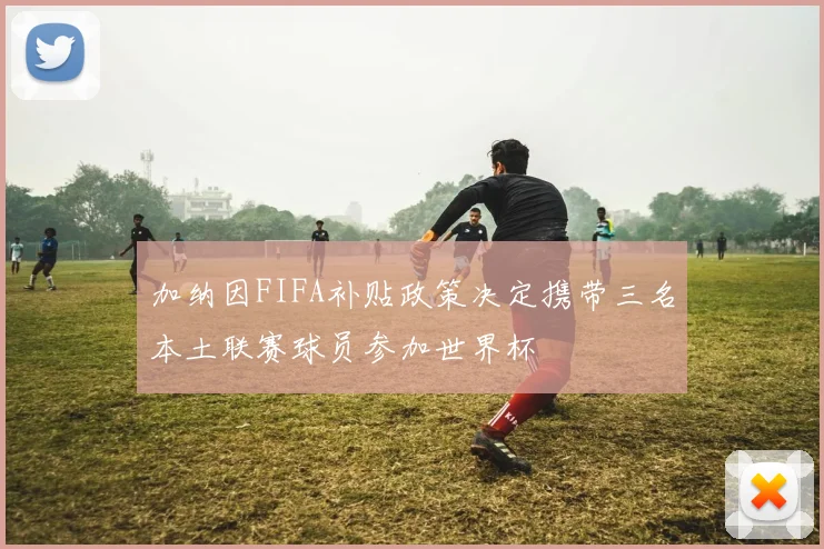 加纳因FIFA补贴政策决定携带三名本土联赛球员参加世界杯